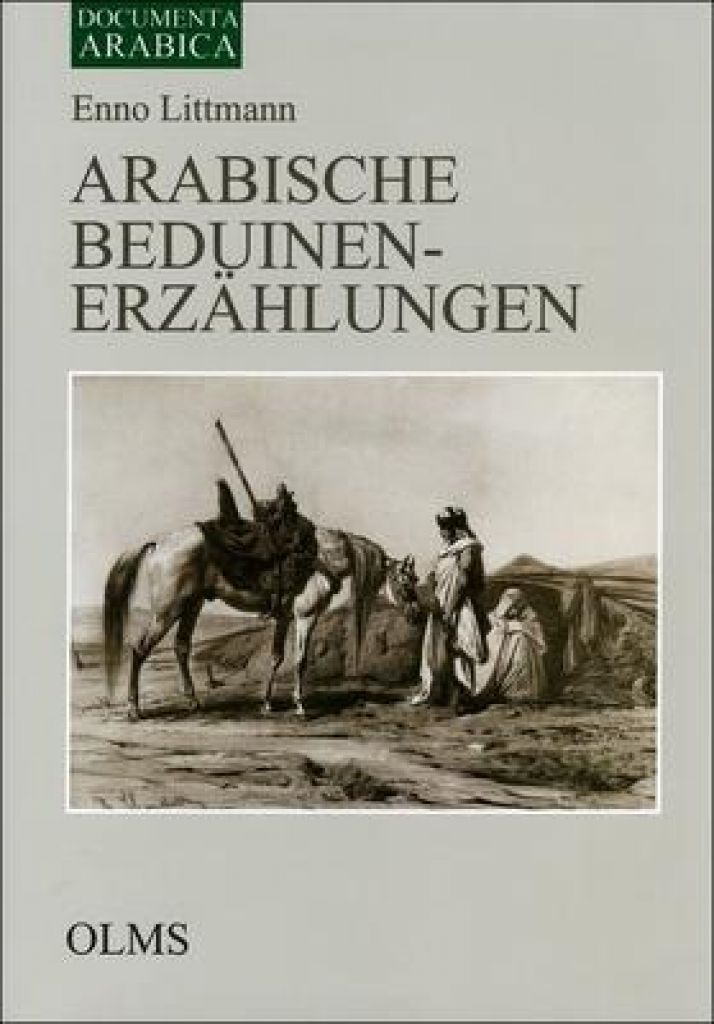 Bild Artikel Arabische Beduinenerzählungen, Littmann, E.